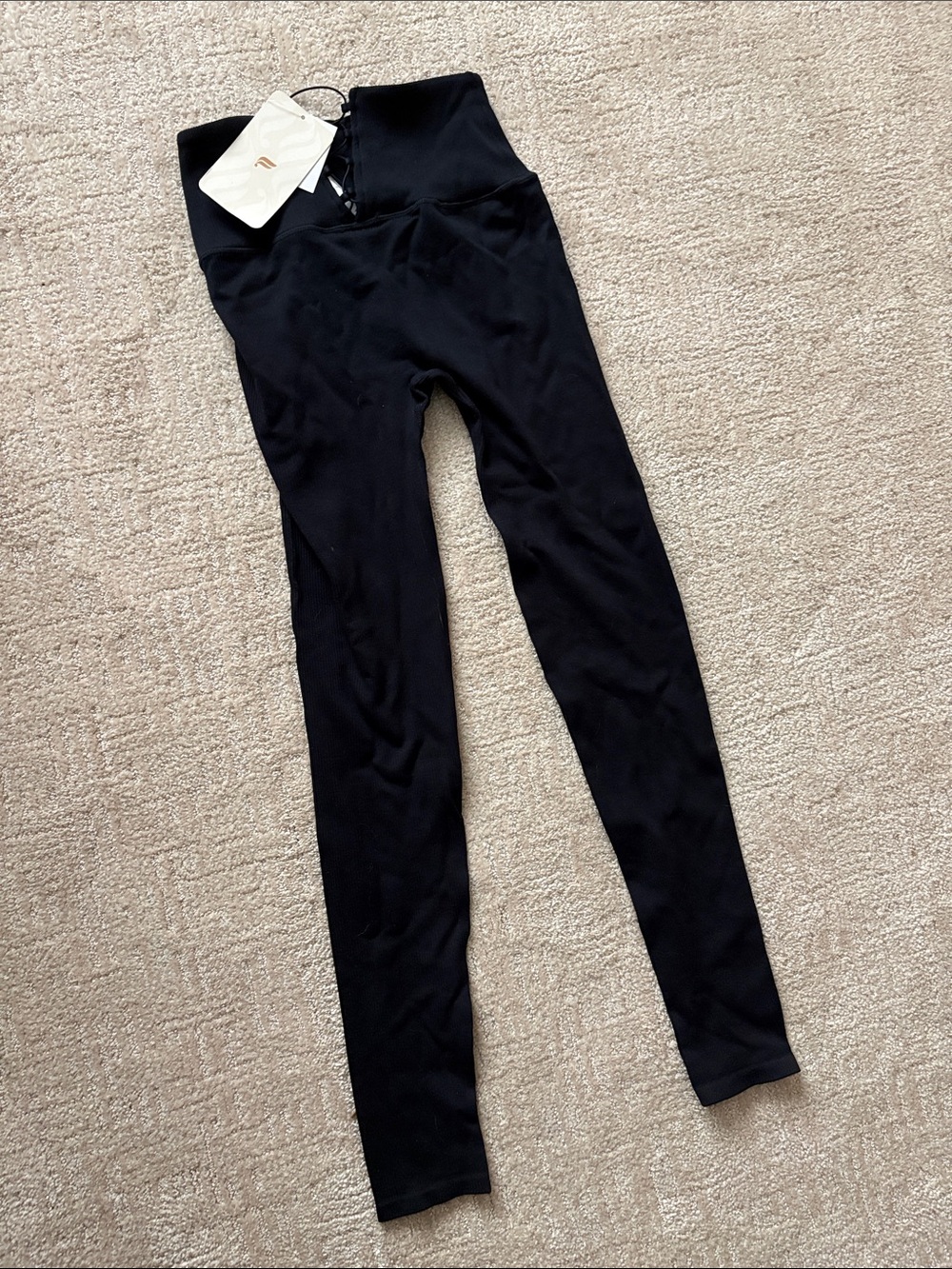 Fabletics High-Waist Black Leggings XS